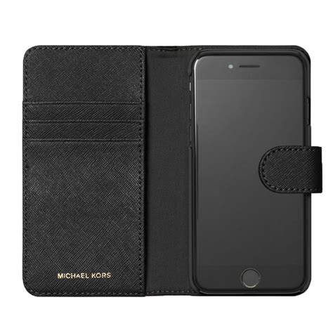 hoesje iphone 8 plus michael kors|Saffiano Leather Folio Case for iPhone X/XS .